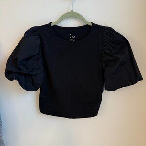 Target Black Puffy Top